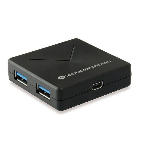 Conceptronic 4-PORT USB 3.0 HUB  DETACH. CABLE